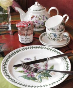 Portmeirion Botanic Garden Dinner Plate | Set of 6 Dinner Plates | Assorted Floral Motifs | Dishwasher, Microwave, & Oven Safe | 10.5 Inch | Made in England 17 81f6jCJkTGL 1