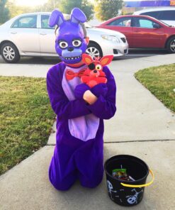 Rubie's Five Nights Child's Value-Priced at Freddy's Bonnie Costume, Large, Multi 18 81f6je1TKQL