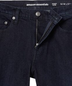 Amazon Essentials Men's Straight-Fit Jean 38W x 28L Blue Over Dye 12 81f7C3XJnuL