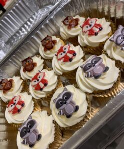 Woodland Animal Friends Cupcake Rings - 24 pcs by Bakery Supplies 23 81f7IBu59L