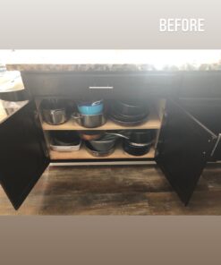 LYNK PROFESSIONAL® Pull Out Cabinet Organizer, 11"W x 18"D - Slide Out Drawers for Kitchen Cabinets - Sliding Pantry Shelves - Roll Out Shelf Storage for Pots, Pans - Lifetime Limited Warranty, Chrome 11" W x 18" D 11x18 Chrome 44 81f7ZtpbBqL