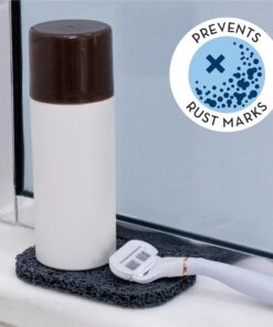 S&T INC. Soap Holder for Kitchen and Bathroom Soap Dish, Soap Saver for Hand Soap and Bar Soap, 4 Pack, 2.9 Inches by 4.4 Inches, Dark Grey 14 81f8IlPpMfL 2