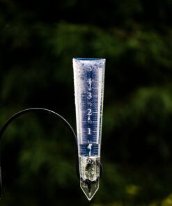 AcuRite 5" Capacity Easy-to-Read Magnifying Acrylic, Blue (00850A3) Rain Gauge 39 81f8VzABCL