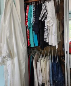 Whitmor Double Closet Rod - Heavy Duty Closet Organizer- Chrome 1 DESIGN 1 24 81f8nW8fAcL