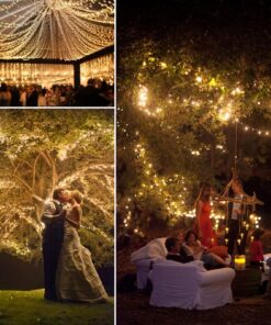 AMIR Upgraded Solar String Lights Outdoor, 8 Modes Mini 39Feet 120 LED Copper Wire Lights, Solar Powered Fairy Lights, Waterproof Decoration Lights for Garden Yard Party Wedding Christmas (Warm White) Warm White 29 81f91ATcs2L