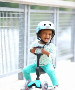 Micro Kickboard - Mini 3in1 Deluxe 3-Stage Ride-on Micro Scooter Toddler Toys for Ages 12 Months to 5 Years Aqua 12 81f9RJDrDwL