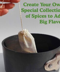 Regency Wraps 100% Cotton Drawstring Bag, Pouches for Enclosing Bulk Spices, Tea, Potpourri, and Jewelry, 100% Cotton Mini Bags, 3" x 4", Pack of 4, Natural 11 81fA8tCu7eL