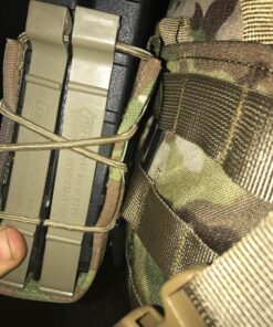 High Speed Gear X2R Taco MOLLE Double Rifle Mag Pouch, Made in The USA Multicam 11 81fAc7zAq5L
