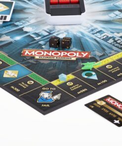 Hasbro Gaming Monopoly Ultimate Banking Edition Board Game for Families and Kids Ages 8 and Up, Electronic Banking Unit (Amazon Exclusive) 36 81fCBTO48wL