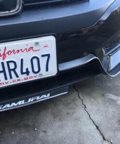 Front Lip ,HengJia Auto Parts 2.5m/8.2ft Car carbon fiber front lip,Front Bumper Lip ,Carbon Lip ,Side Skirt, front lip spoiler 100% waterproof protection(Carbon black) 55 81fCSVqpxfL