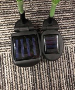 TONULAX Solar Garden Lights Outdoor - New Upgraded, Multi-Color Changing Lily Solar Lights for Patio,Yard Decoration, Bigger Flower and Wider Solar Panel (2 Pack,Purple and Red) 2 Pack 47 81fCeJGFdGL