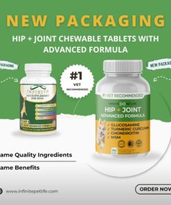 Alternative view of Advanced Hip & Joint Formula - 90 Mobility & Pain Relief Dog Chews - Glucosamine, Chondroitin, MSM, & Turmeric for Superior Joint Health Chewable