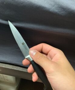 Zwilling J.A. Henckels Twin Four Star 4-Inch High-Carbon Stainless-Steel Paring Knife Black/Stainless Steel 20 81fEAfJsCKL