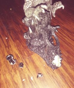 Alternative view of Dragon Knife Dagger Large Figurine Statue Gothic Black
