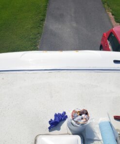 Ziollo RV Flex Repair Tape - Roof Seam Tape to Seal and Waterproof, Bond to EPDM Rubber with Butyl Sealant, Seal Vents and Skylights on Motorhomes, Trailers, Campers (White, 4-inch x 50 Foot Roll) 4" x 50' Tape 17 81fEhjjNs4L