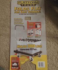 Magna Cart Flatform 300 lb Capacity Four Wheel Folding Platform Truck 53 81fFz6zG0CL