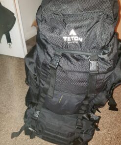 TETON Sports Explorer Internal Frame Backpack Perfect for Hiking, Camping, Backpacking, Rain Cover Included Black 65L 14 81fGMf1ma3L