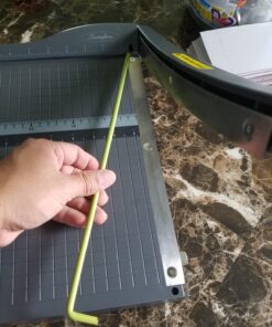 Swingline Paper Cutter, Guillotine Trimmer, 12" Cut Length, 10 Sheet Capacity, ClassicCut Lite (9312) 51 81fHjxtnoL