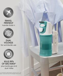 Alternative view of Conair Travel Steamer for Clothes, Mini Garment Steamer, Fabric Steamer in Green by Travel Smart Green Fabric Steamer