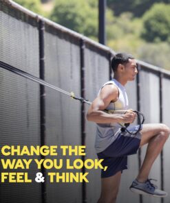 TRX All-in-One Suspension Training System: Weight Training, Cardio, Cross Training, Resistance Training. Full Body Workouts for Home, Travel, and Outdoors. Includes Indoor & Outdoor Anchor system 26 81fIRdw4pSL 1