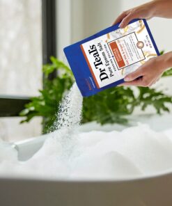 Dr Teal's Pure Epsom Salt, Soothe & Comfort with Oat Milk & Argan Oil, 3lbs (Packaging May Vary) 3 Pound (Pack of 1) 24 81fIdBRWrzL