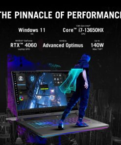 ASUS 2023 ROG Strix G16 Gaming Laptop, 16" FHD 165Hz Display, Intel 14-Core i7-13650HX (Up to 4.9GHz), GeForce RTX 4060, 16GB DDR5 RAM, 1TB SSD, Wi-Fi 6E, Bluetooth, 4 Zone RGB, Windows 11 Home 16GB DDR5 RAM | 1TB SSD 9 81fJFCiWvZL
