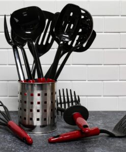 Chef Craft Select Nylon Short Turner/Spatula, 10.5 inch, Red 9 81fJU03YqfL