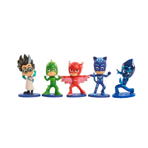 PJ Masks Collectible Figure Set, 5 Pack, Kids Toys for Ages 3 Up by Just Play Style 1