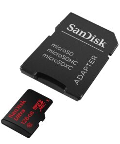 SanDisk Ultra 128GB microSDXC UHS-I Card with Adapter, Black, Standard Packaging (SDSQUNC-128G-GN6MA) 25 81fNYHX3EL