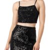 The Drop Women's Freddie Sequin Bralette X-Large Black 3 81fNt6MrokL