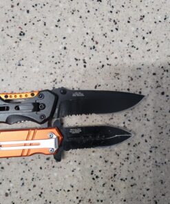 TAC-FORCE Spring Assisted Opening EMT EMS ORANGE Rescue Folding Pocket Knife 28 81fOfigZE9L