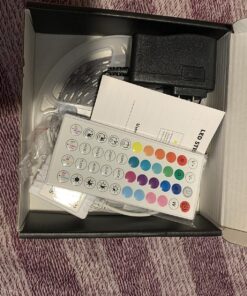 LED Lights for Bedroom, 100ft(2 Rolls of 50ft) LED Strip Lights, Music Sync Color Changing Led Lights with APP & IR Remote Control for Bedroom Room Home Decor Party Festival… 100FT-2rolls 34 81fP57BW03L