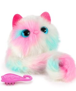 Pomsies Patches Plush Interactive Toys, White/Pink/Mint, Model:01883 15 81fPYEv7CML