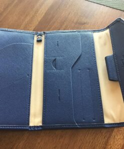 ZOPPEN Mulit-purpose Rfid Blocking Passport Holder Travel Wallet (Ver.4) Passport and Vaccine Card Holder ComboTri-fold Document Organizer Travel Essentials #2 Navy Blue 43 81fQh6kXR1L