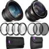 58mm Altura Photo Professional Accessory Kit for Canon EOS Rebel T8i T7i T7 T6i T6 SL3 DSLR – Wide Angle & Fisheye Lens, Filter Kit (Macro Close-Up Set, UV, CPL, ND4) & More Accessories Standard Packaging 20 81fQp8Ky8RL