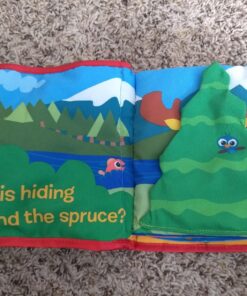 Lamaze Peek-A-Boo Forest Soft Baby Book - Clip-On Cloth Book - Washable Crinkling Fabric Pages for Sensory Play - Teething and Learning Toys for Babies - 6 Months and Up 75 81fSw1BNFfL