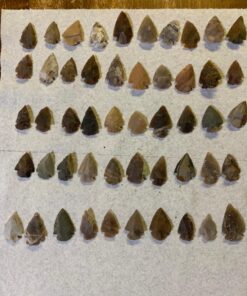 Set Of 50 Indian Arrowheads Agate New Replica 1/2 " - 1 1/2 " L 23 81fUubSULkL