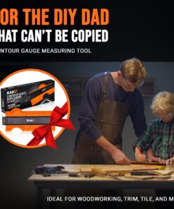 RAK Contour Gauge - Christmas Gifts for Dad - 10 Inch Edge Profile Measuring Tool with Lock - Adjustable Irregular Shape Outline of Flooring, Laying Tile, Woodwork, Construction - Stocking Stuffers 11 81fVH2gtPzL