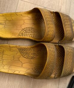 IMPERIAL SANDALS HAWAII Women Double Strap Jesus Style Hawaii Sandals, Unisex Sandal for Women Men and Teens 8 Brown 24 81fWFQxGRTL