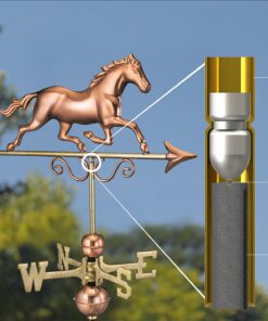 Good Directions Galloping Horse Weathervane, Pure Copper 21 81fXgZH tvL