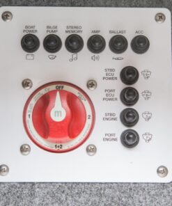 Blue Sea Systems 6007 m-Series Battery Switch Selector 4 Position, Red One size Selector 4 Pos. 24 81fYmx4jfKL