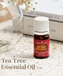 Young Living Tea Tree (Melaleuca Alternifolia) Essential Oil - 5ml Bottle - Clear and Healthy Complexion - Inhale the refreshing aroma of Tea Tree Oil to support clear breathing 0.17 Fl Oz (Pack of 1) 7 81fbRQmNPL