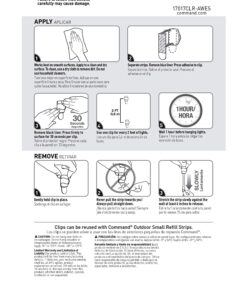 Command Outdoor Light Clips, Damage Free Hanging Light Clips with Adhesive Strips, Wall Clips for Hanging Outdoor Christmas Decorations, Lights and Cables, 20 Clear Clips and 24 Command Strips 20 Clips 34 81fbn8YBkQL