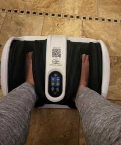 Cloud Massage Shiatsu Foot Massager for Circulation and Pain Relief - Machine for Relaxation, Plantar Fasciitis Relief, Neuropathy, Heat Therapy - FSA/HSA Eligible (White - with Remote) White - With Remote 35 81fdYAlUryL