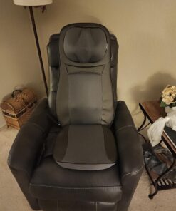 Snailax shiatsu Neck & Back Massager with Heat, Full Back Kneading Shiatsu or Rolling Massage, Massage Chair pad with Height Adjustment, Back Massager for Neck and Shoulder Black SL-233 44 81fdkXQAQtL