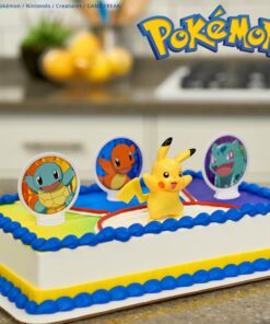 DecoSet® Pokemon Light Up Pikachu Cake Topper, 4 - Piece Decoration Set, Birthday Decorations For All Size and Shape Cakes Original Version 29 81fdrUaBxcL