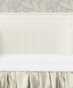 Dream On Me Holly 3” Fiber Portable, Greenguard Gold Certified, Waterproof Vinyl Cover, Lightweight Mini Crib Mattress, White 27 81feIw5cjpL