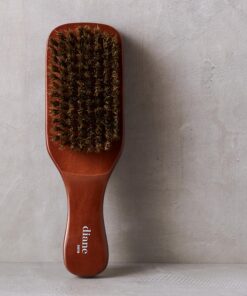 Diane Premium 100% Boar Bristle Club Wave Brush for Men and Barbers – Medium Bristles for Thick Coarse Hair – Use for Detangling, Smoothing, Wave Styles, Soft on Scalp, Restore Shine and Texture 11 81fePR8L4NL