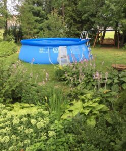 Intex 15ft X 48in Easy Set Pool Set with Filter Pump, Ladder, Ground Cloth & Pool Cover 19 81fea3g6 gL