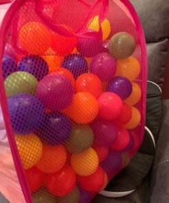 Idea Nuova Peppa Pig Pop Up Hamper with Durable Carry Handles, 21" H x 13.5" W X 13.5" L 15 81fewcgMxoL